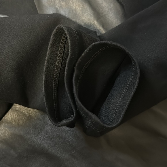 Soft Works black faux leather waterfall front jacket 10 - Picture 9 of 13